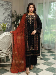 Aghanoor - Qurbat | Luxury Handwork Collection | 3 Ps Stitched | Product Code : NF202