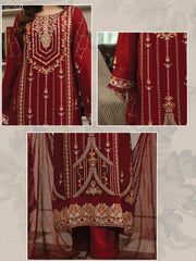 Aghanoor - Qurbat | Luxury Handwork Collection | 3 Ps Stitched | Product Code : NF202