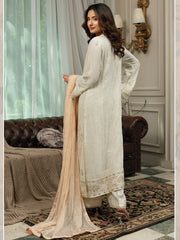 Aghanoor - Qurbat | Luxury Handwork Collection | 3 Ps Stitched | Product Code : NF202