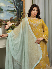 Aghanoor - Qurbat | Luxury Handwork Collection | 3 Ps Stitched | Product Code : NF201