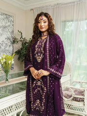 Aghanoor - Qurbat | Luxury Handwork Collection | 3 Ps Stitched | Product Code : NF201