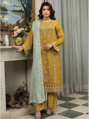 Aghanoor - Qurbat | Luxury Handwork Collection | 3 Ps Stitched | Product Code : NF201