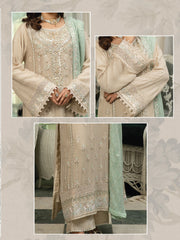 Aghanoor - Qurbat | Luxury Handwork Collection | 3 Ps Stitched | Product Code : NF201