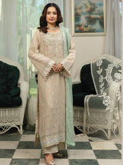 Aghanoor - Qurbat | Luxury Handwork Collection | 3 Ps Stitched | Product Code : NF201