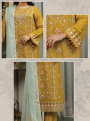 Aghanoor - Qurbat | Luxury Handwork Collection | 3 Ps Stitched | Product Code : NF201