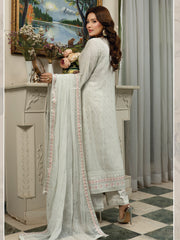Aghanoor - Qurbat | Luxury Handwork Collection | 3 Ps Stitched | Product Code : NF202